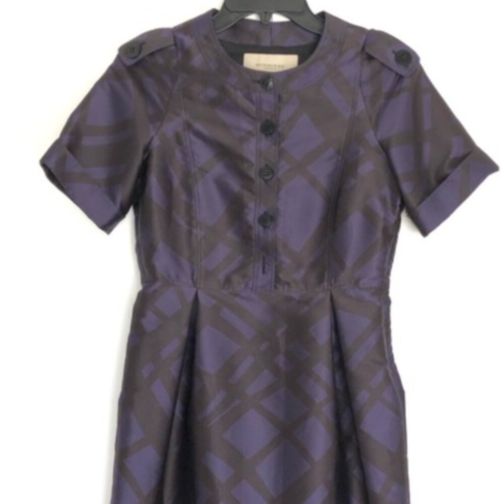 Vintage Burberry Plaid Dress